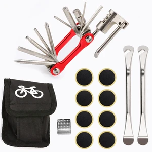 Portable Bicycle Repair Tools Kit Multifunction No Glue Tire Patch Repair Tool for MTB Road Bike Practical Maintenance Tools