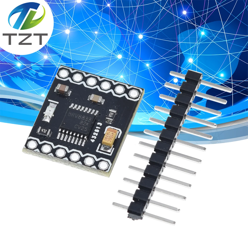 DRV8833 2 канала драйвер двигателя постоянного тока зарядная Модульная плата 1.5A 3V 10V h