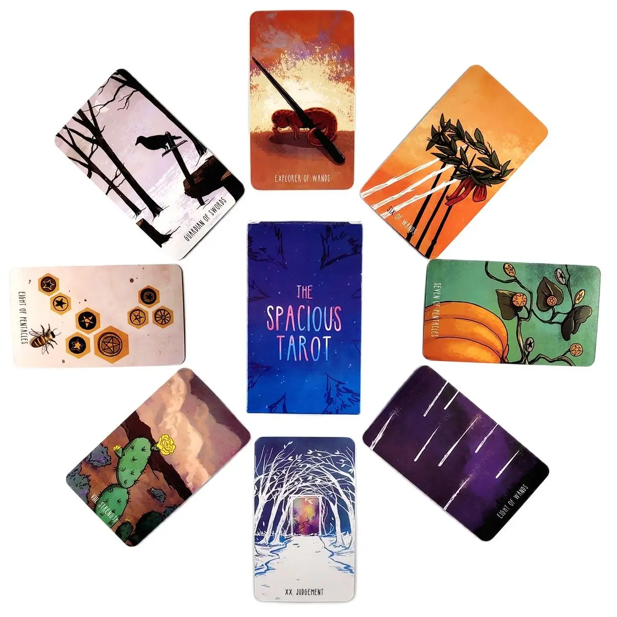 

2021 Latest The Spacious Tarot Cards Full English For Guidance Divination Fate Tarot Deck Board Games For Friends Party 78 Pcs