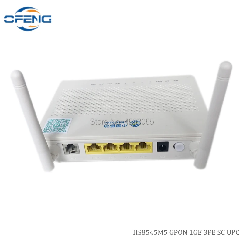 Оригинальный Новый Hua wei HS8545M5 wifi gpon onu ONT 1GE + 3FE VOICE WIFI USB Английский firmwarem модем FTTH