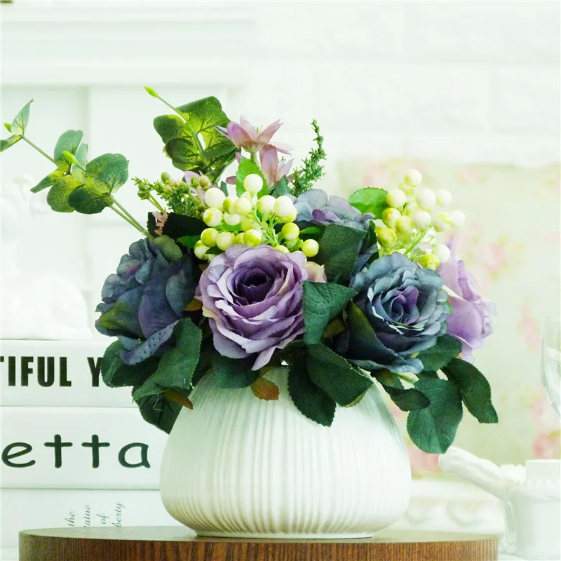 

Modern Simple Vase Art Porcelain Wedding Rustic Home Decor Vase Floor Minimalist Decor Office Accessories Jarrones Vases BC50VS