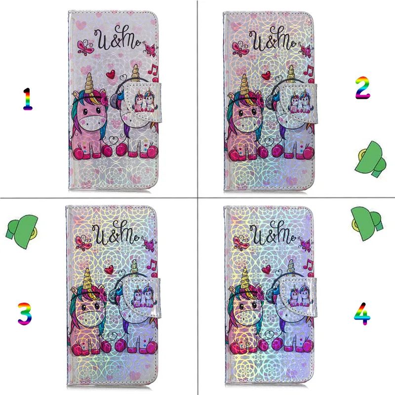 

Wekays Cover For Coque Huawei Y7 2019 Enjoy 9 Cartoon Unicorn Leather Flip Fundas Case For Huawei Enjoy 9 Cover Cases Y7 2019