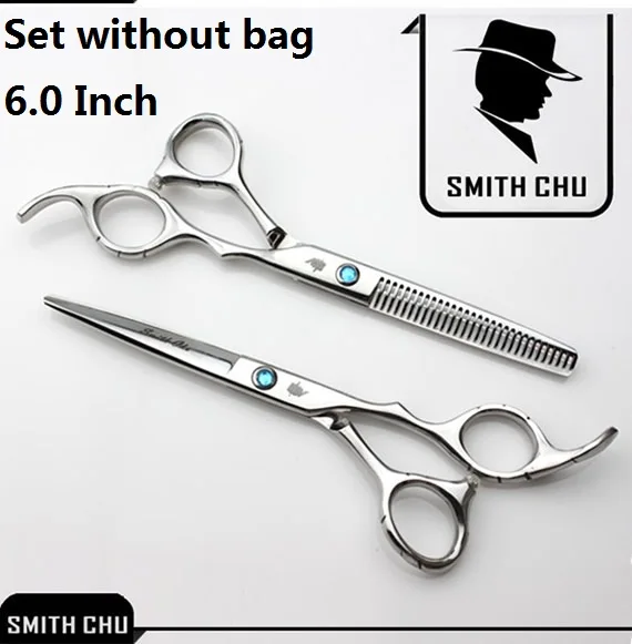 6," Парикмахерские ножницы SMITH CHU ножницы для стрижки волос филировочные ножницы Япония 440c Профессиональные парикмахерские наборы Tesoura LZS0003
