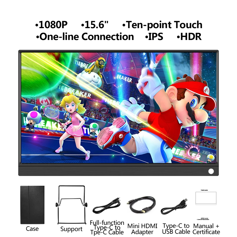 15 6 дюймовый HD IPS экран портативный монитор для ноутбука Настольный PS3 PS4 X Box