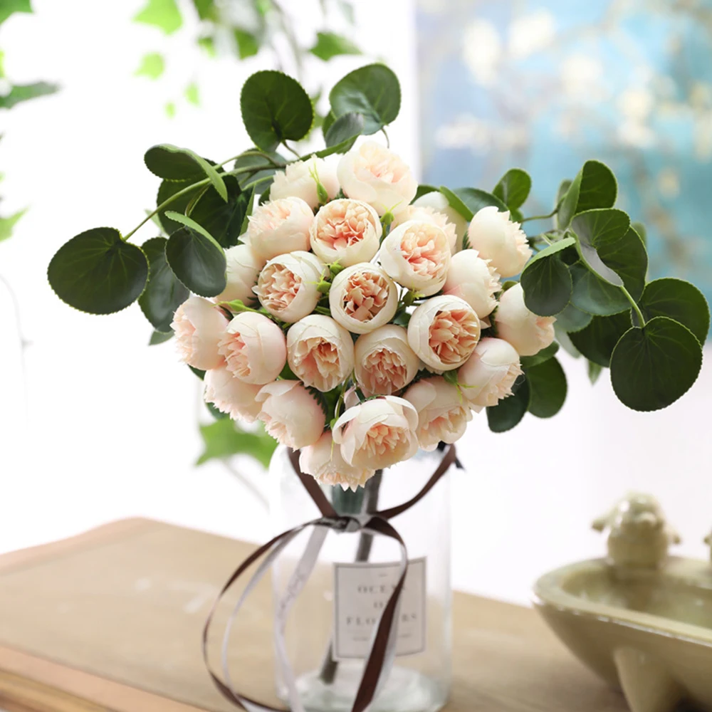 Искусственная Роза цветок сделай сам для вечерние ринки свадьбы невесты букет с