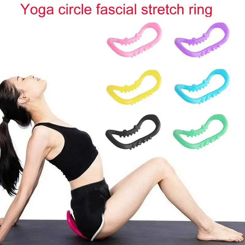 ТПЭ йога круг фасции растягивающееся кольцо для фитнеса Пилатес йоги волшебный |