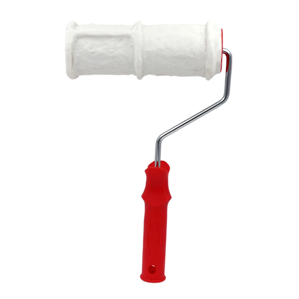 

Paint Brush,Professional Embossing Brush Sleeve Handle Roller Wall Art Flower Decor DIY Painting Tool