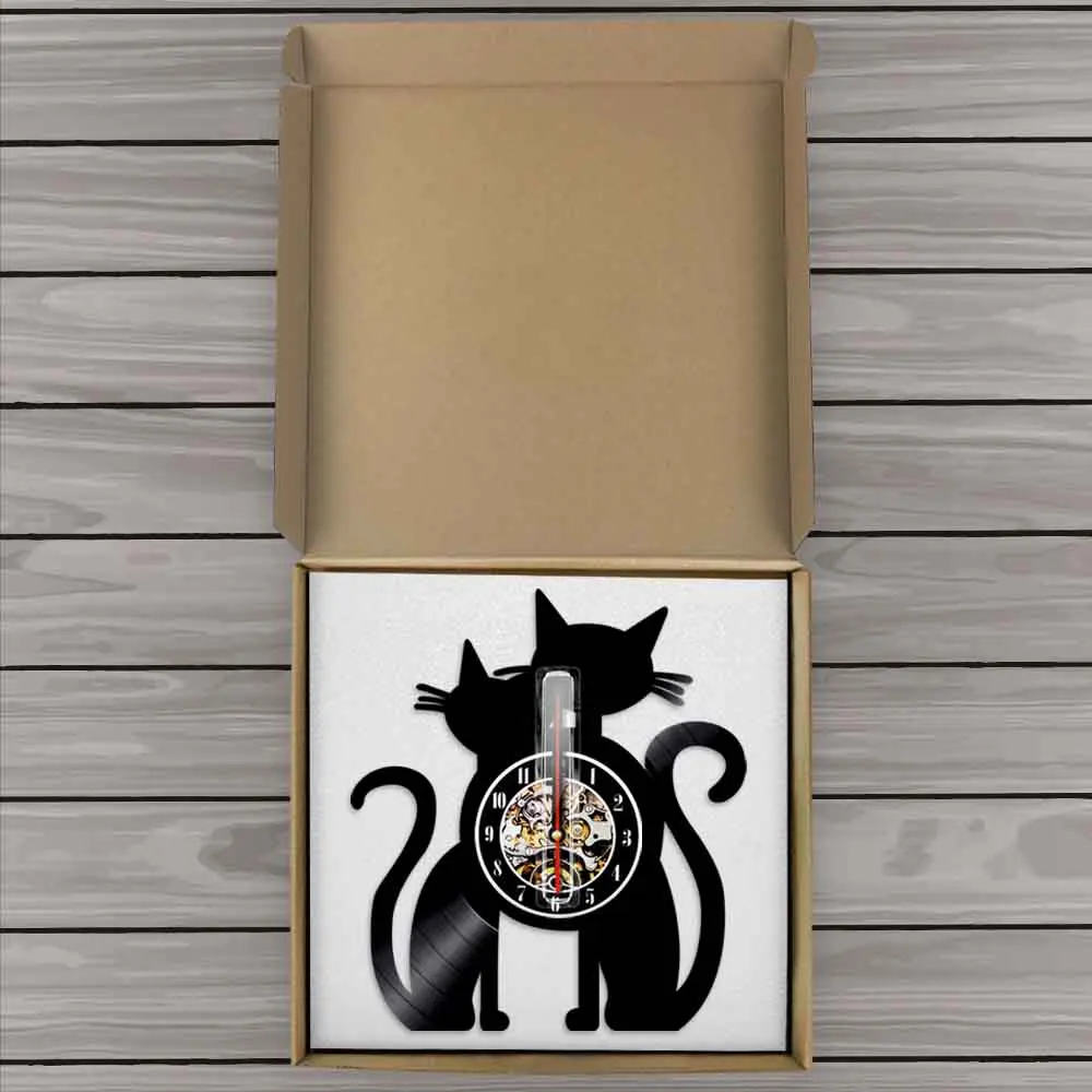 Настенные 3d часы с изображением кошек и Современные художественные украшения на