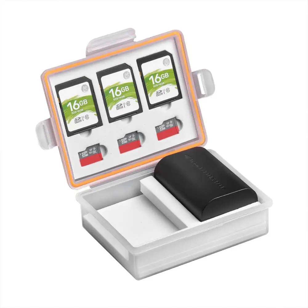 1 шт. коробка для хранения аккумулятора камеры SD TF чехол карты памяти Nikon EN EL15 EL3E LP