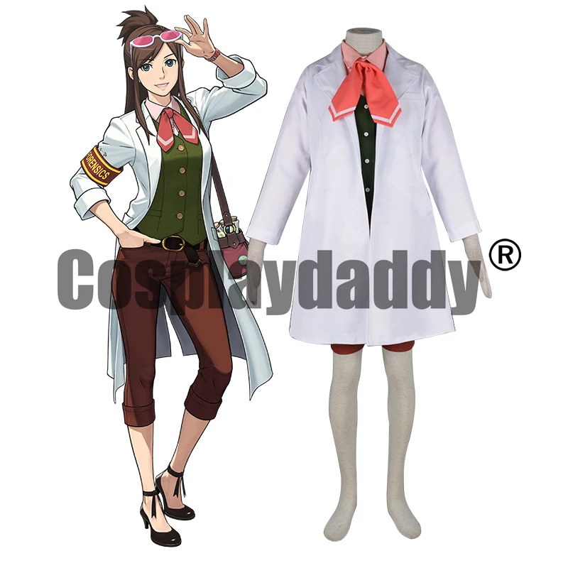 Костюм Феникс Райт Gyakuten Saiban Ace атторский дух справедливости Ema Skye Akane Hozuki одежда