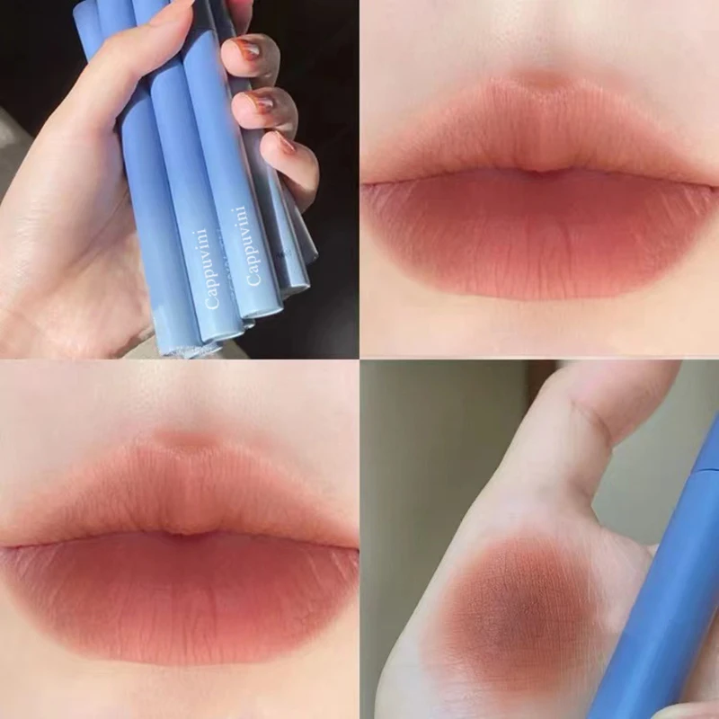 

Cappuvini Mist Feeling Soft Matte Lip Glaze Velvet Mousse Matte Lip Glaze White Lipstick Female