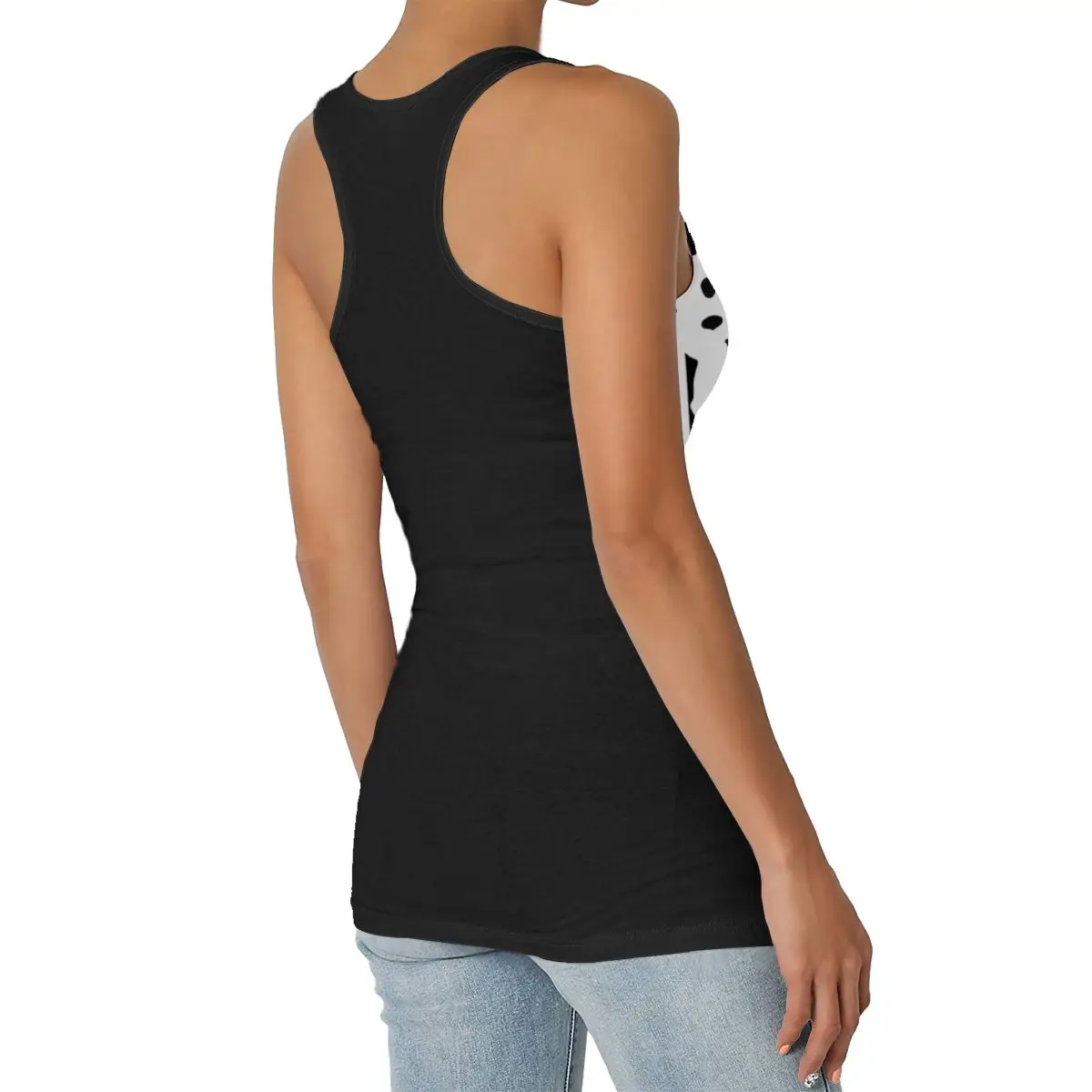 NOISYDESIGNS 2020 женская сексуальная майка без рукавов с черными полосками большим