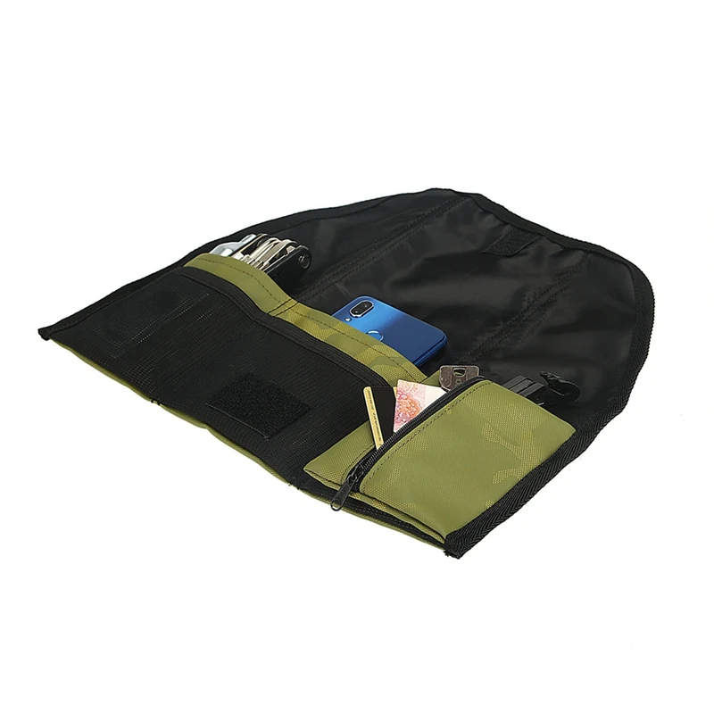 Bicycle Saddle Bag Saddlebag Toolkit Seat Folding Riding Cushion Lightweight Cycling Tail Rear Pannier Portable | Спорт и