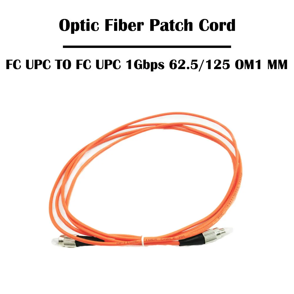 50 шт./лот 2 0 метров кабель для перемычек FC патч корд из волокна UPC/APC SM одномодовый