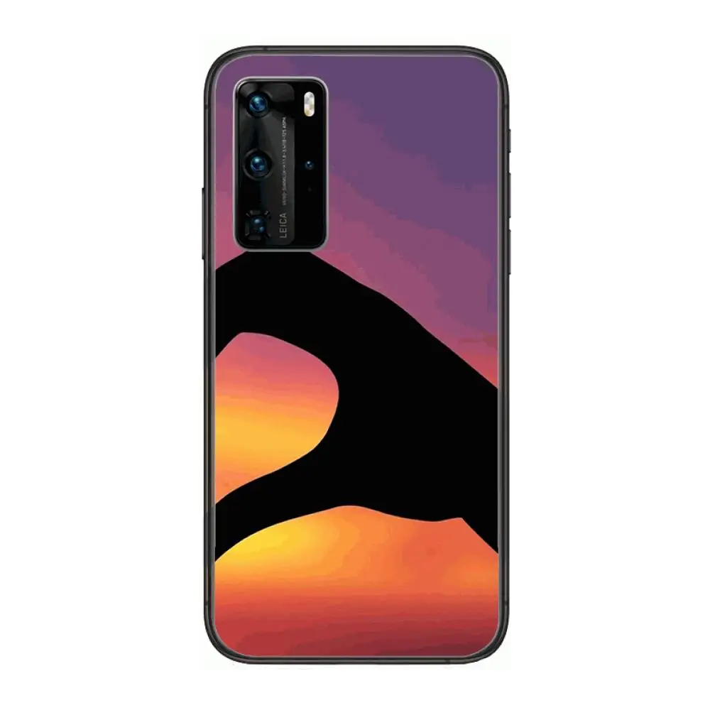

Cartoon cute couple Phone Case For Huawei P 40 30 20 10 9 8 Lite E Pro Plus Black Etui Coque Painting Hoesjes comic fashion