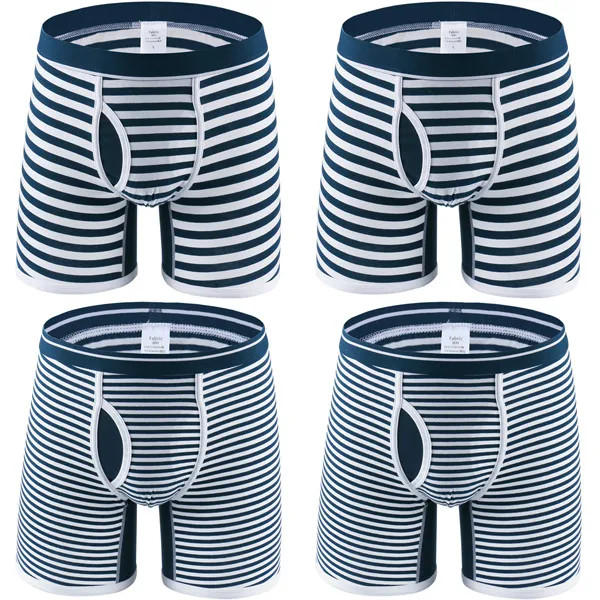 4Pcs 0710 Mix B22 4 шт./лот,, модные, нового размера плюс 6XL, толстые трусы, высокое качество, мужские большие трусы, мужские хлопковые длинные шорты-боксеры для мужчин, нижнее белье - Цвет: 4Pcs 0710 Mix B22