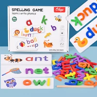 spelling matching letter game montessori toys educational learning toy for toddlers 2 3 4 years old preschool learning toys