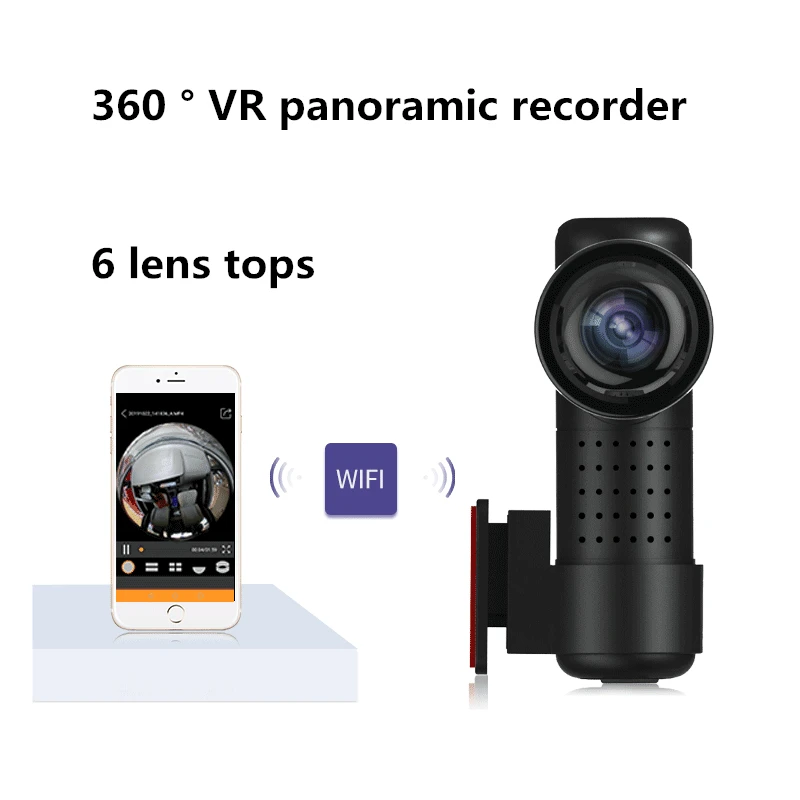 Dash Cam WI FI Видеорегистраторы для автомобилей 4K 2160P HD супер Ночное видение мини
