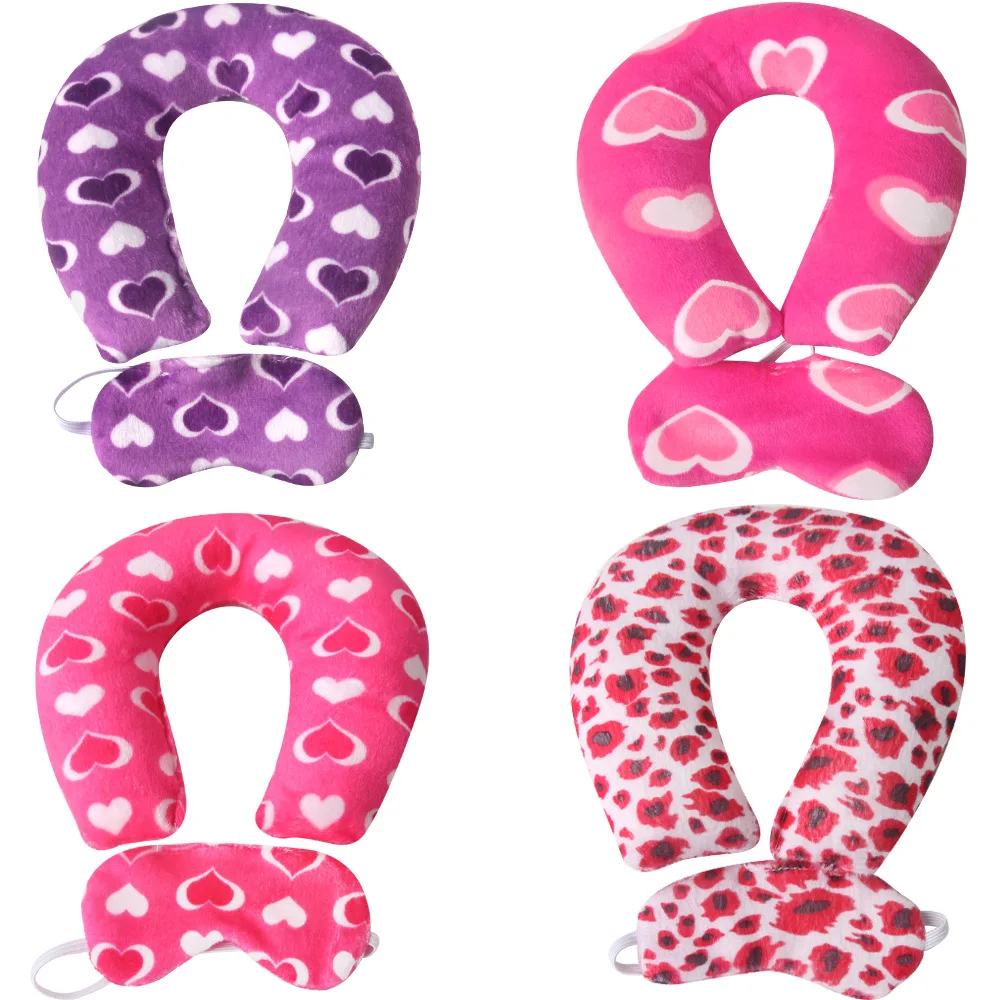 18-дюймовая американская кукла для девочек U-образная подушка + маска глаз русская