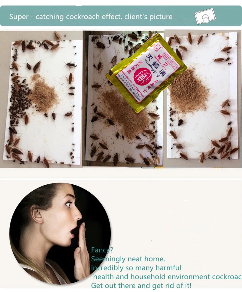 1 шт. уничтожения тараканов средство от насекомых приманка для наживки порошок