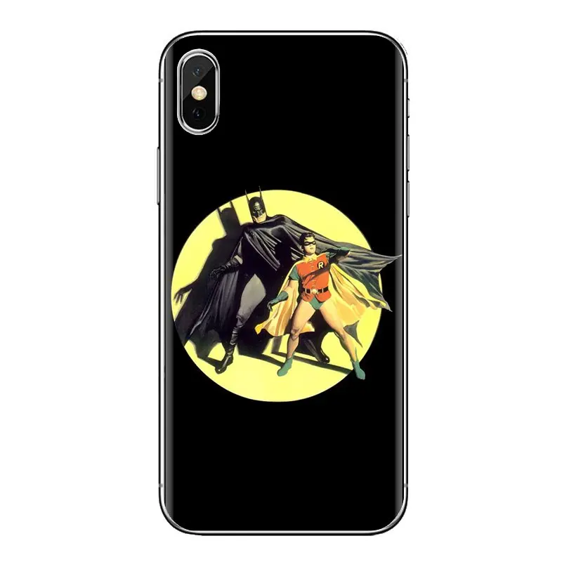 Бэтмен Робин время приключений для iPhone XS Max XR X 4 4s 5 5S 5C SE 6 6S 7 8 Plus samsung Galaxy J1 J3 J5 J7 A3 A5
