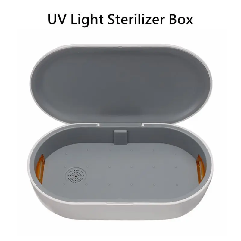 

Portable UV Sterilizer Box For Phone Cleaner Sanitizer Disinfection Box Wireless Quick Charger Ultraviolet Light Sterilizer Box