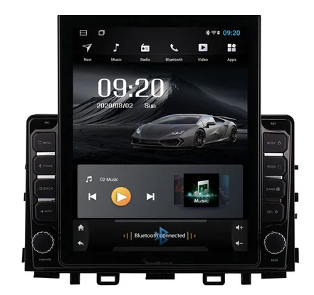 

9.7" octa core tesla style vertical screen Android 10 Car GPS video Multimedia for Kia rio 2017-2020
