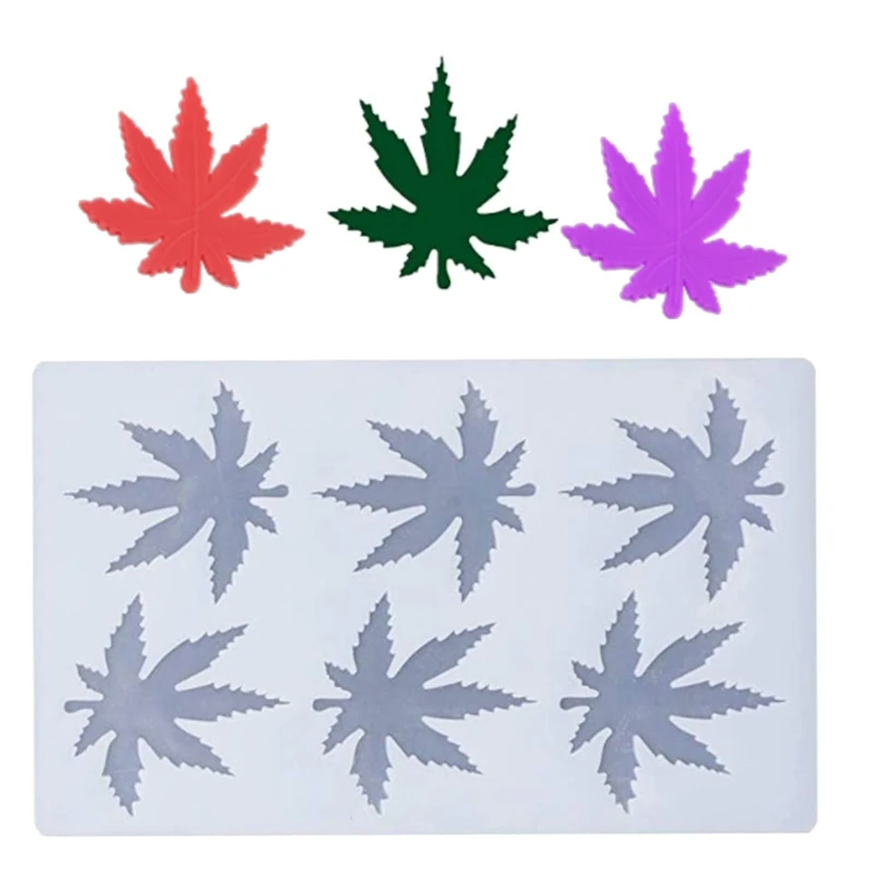 Кленовая силиконовая форма в виде листьев помадной формы шоколадные конфеты