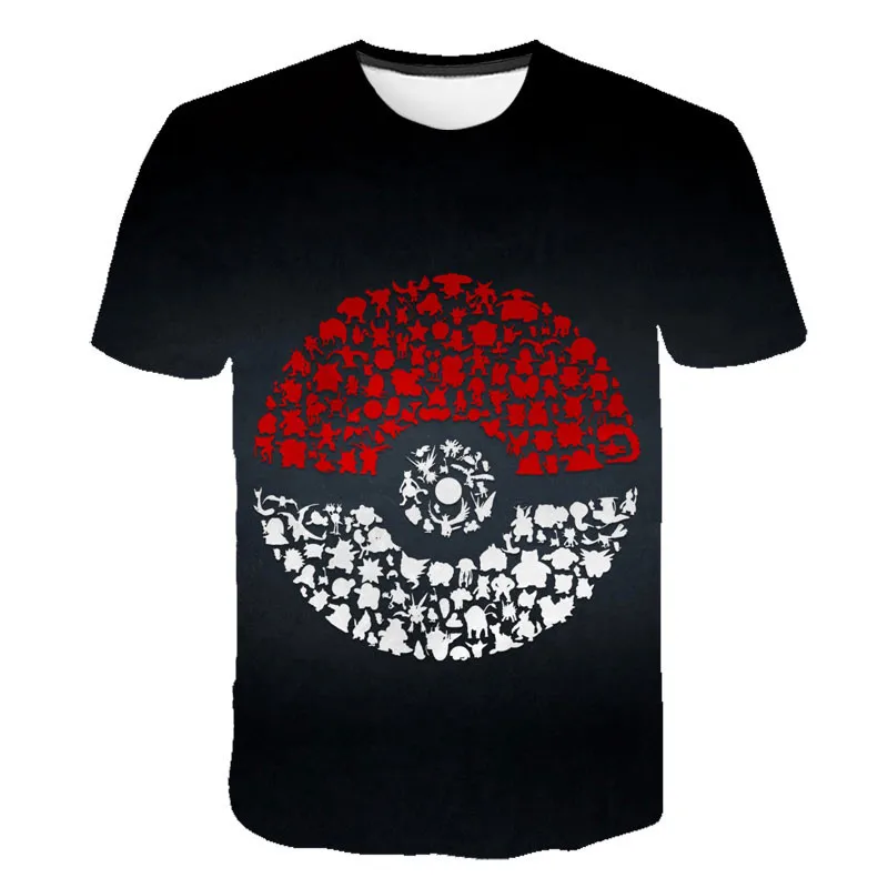 

Japanese Animation T Shirt Children T Shirt Men's 3d Printing T Shirt Cute Animation Short Sleeves Casual Comfortable Small Size