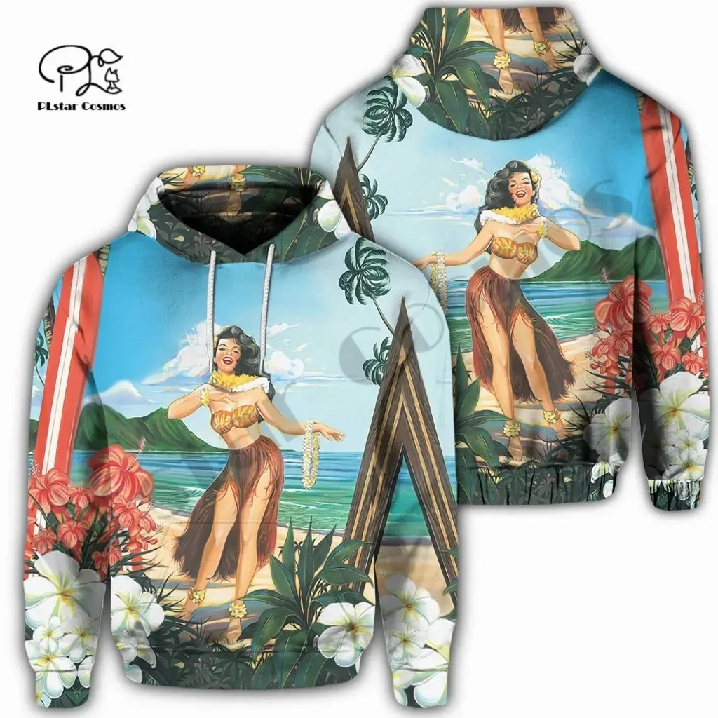 

PLstar Cosmos 3DPrint Newest Hawaii Dance Polynesian Premium Awsome Unique Harajuku Streetwear Unisex Hoodie/SweatshirtZip E-4