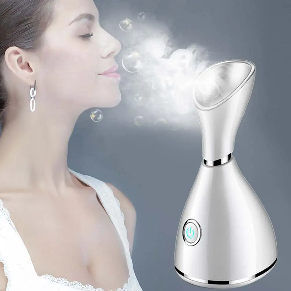 

Nano Ionic Facial Steamer Facial Cleaner Pores Reduce Blackhead Deep Cleaning Face Sprayer Cleaner Machine Skin Tightening