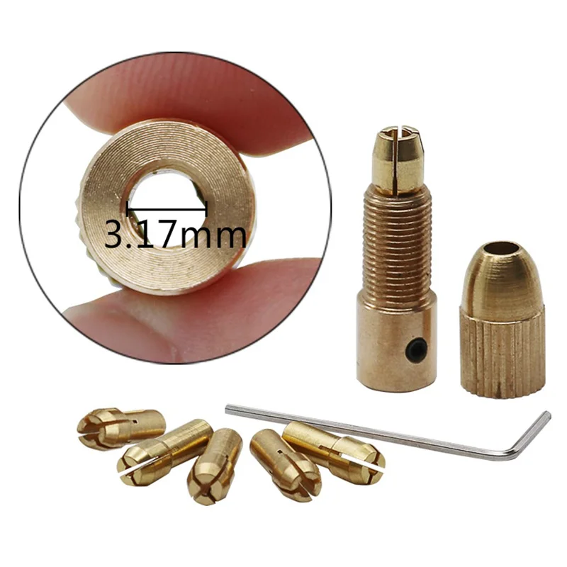 Набор латунных насадок для электродрели 0 5-3 2 мм 12 шт. | Инструменты