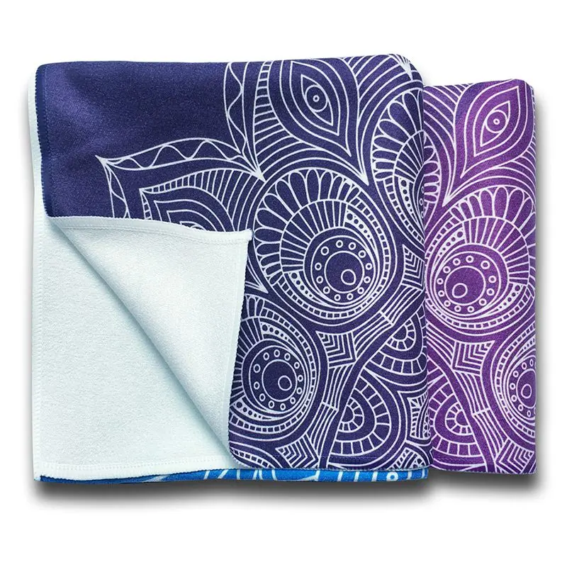 Плотные Нескользящие полотенца для йоги впитывающие и термостойкие премиум M017