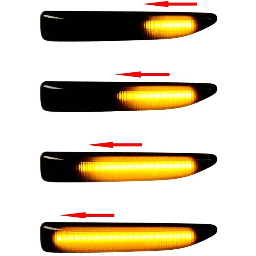 

Dynamic Amber LED Side Marker Light Assembly 2002-2008 For BMW E65 E66 E67 BMW 7 Series 745i 760i Alpina B7 Turn Signal Lamp