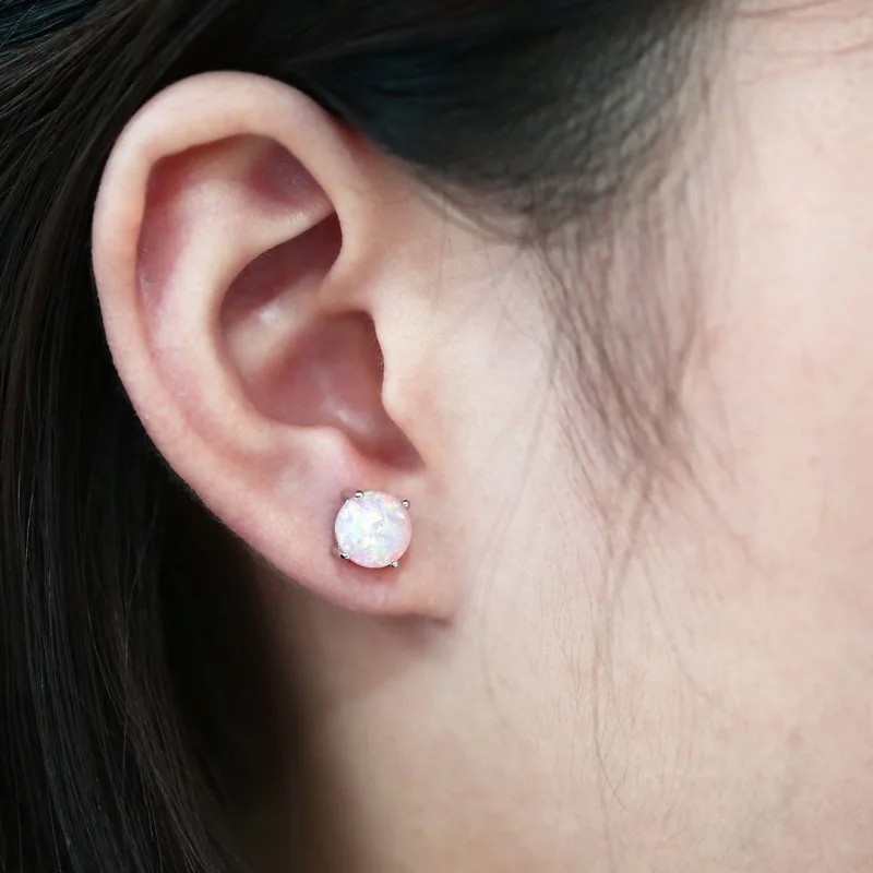 Huitan изящные серьги гвоздики с фотоэлементами корейские ювелирные изделия модные