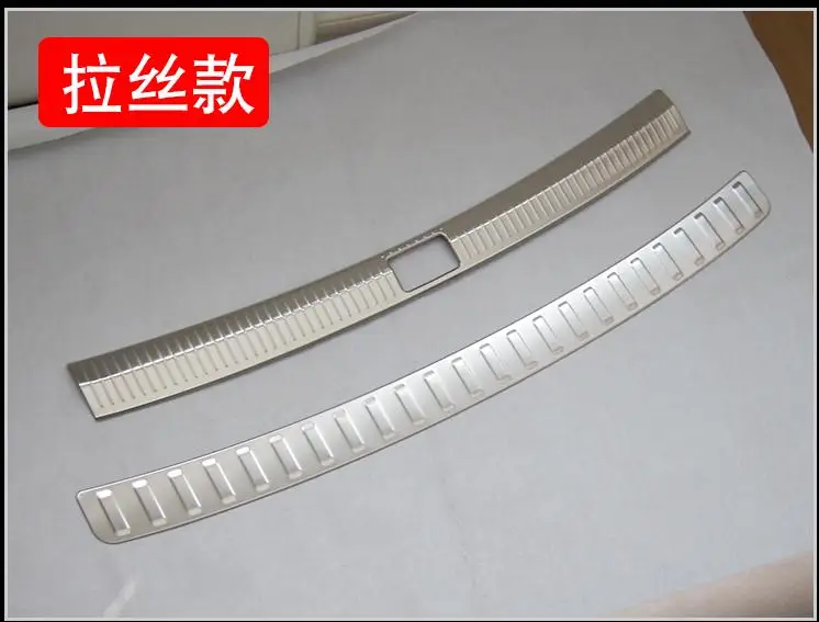 Наружная и внутренняя Накладка на порог багажника автомобиля из нержавеющей