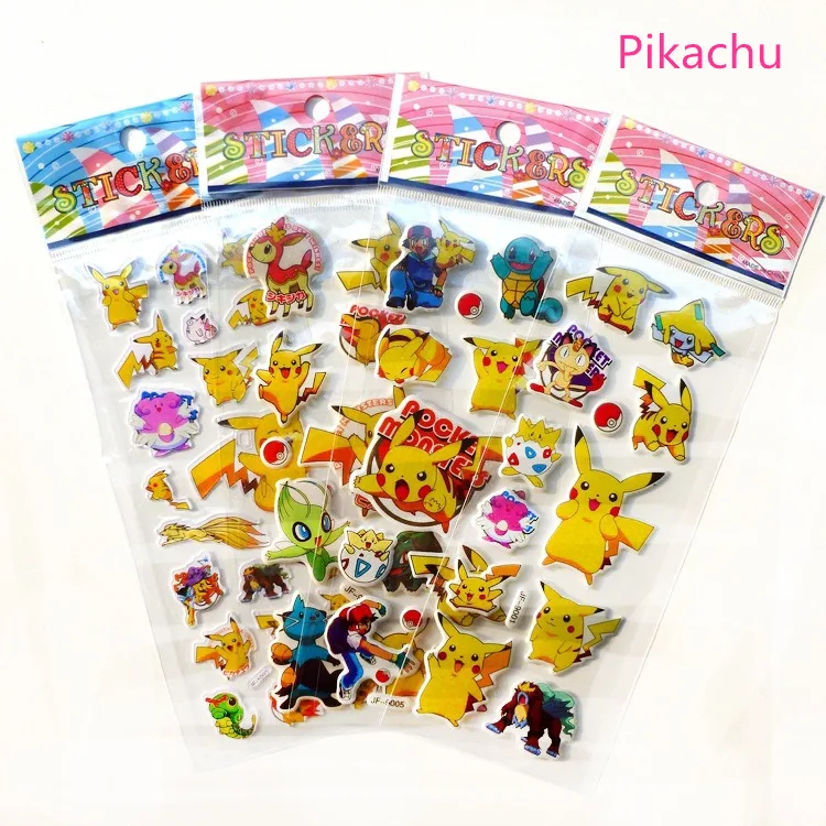 Pegatinas 3D de burbujas hinchadas para ni&ntilde;os, calcoman&iacute;as de dibujos animados de Peter Pan, Spiderman y Animal, pegatinas de PVC para &aacute;lbum de recortes, regalos para ni&ntilde;os, 10 hojas-2