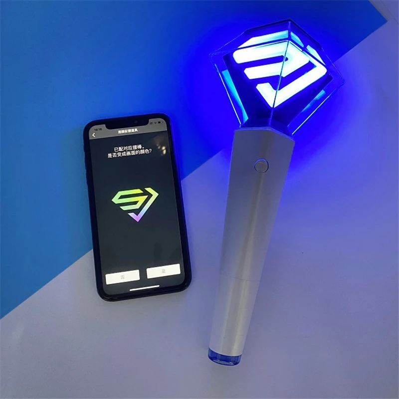 

kpop super junior Concert Light Stick ver 3 contact with bluetooth Concert Tour Hand Lamp Lights Concert Glow Stick Lamp