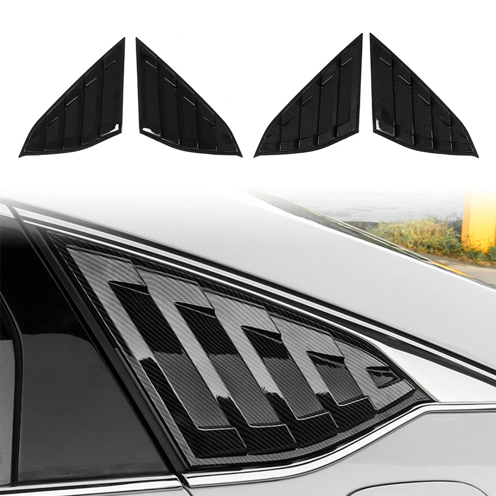 

Углеродное волокно, боковое вентиляционное отверстие, заднее окно, четверть жалюзи, автомобильные аксессуары для Honda 2018 2019 2020 Accord, АБС-пласт...