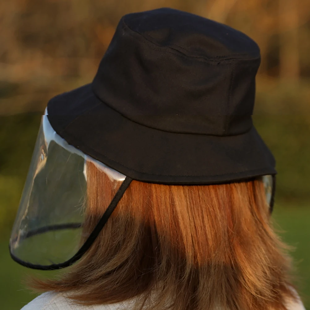 

Anti-spitting Protective Fisherman Hat Outdoor Fisherman Hat Mouth Head Face Cover Cap Non Removable