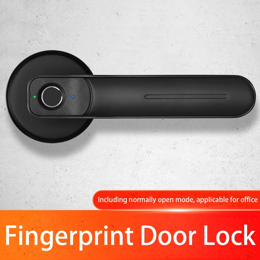 

Anti Theft With Keys Fingerprint Door Lock Home Office USB Port Battery Operated Zinc Alloy Smart Biometric Apartment Sensitive