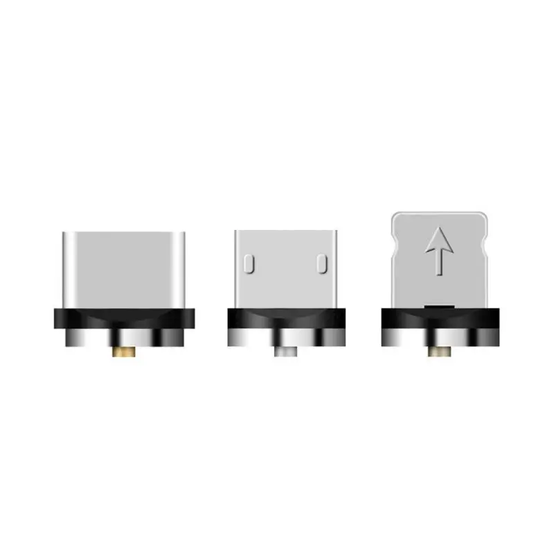 Portable USB Port Magnetic Head Plug Adapter Charger For IPhone IOS Android Type C Cable Mobile Phone Accessories | Мобильные