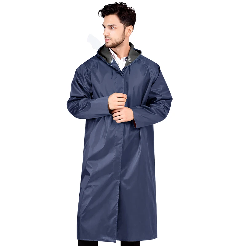 Дождевик с капюшоном для взрослых длинный мужчин женщин водонепроницаемый | Дом