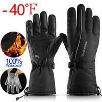100 waterproof winter cycling gloves windproof outdoor sport ski gloves bike bicycle scooter riding motorcycle warm gloves