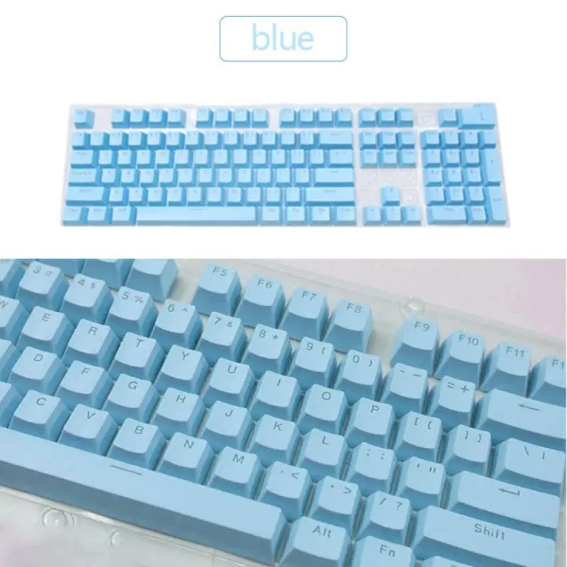 ABS Цвет 104 ключи износостойкий задняя светильник механическая клавиатура