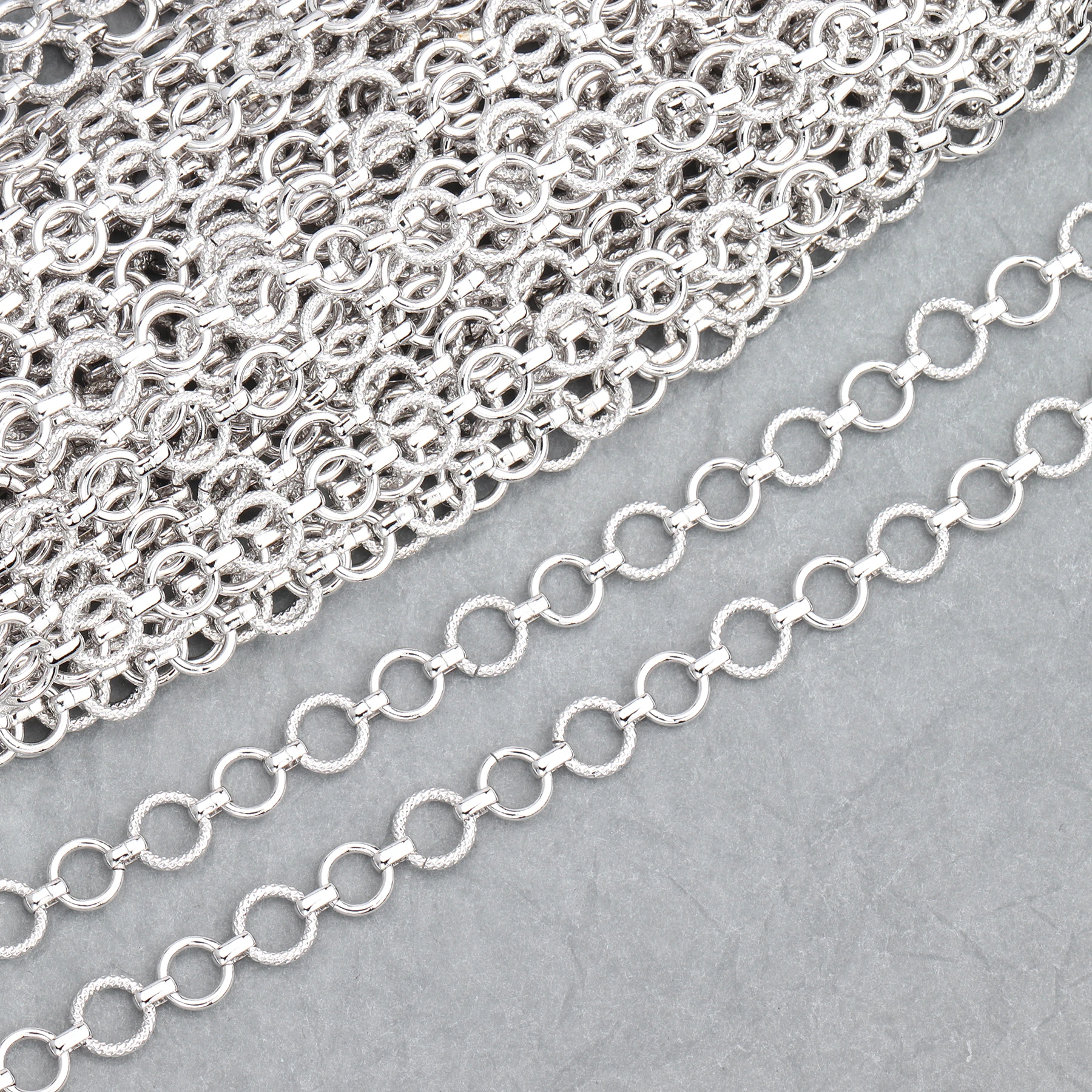 

GUFEATHER C61,jewelry accessories,copper chain,rhodium plated,environmental protection,diy chain necklace,jewelry making,1m/lot