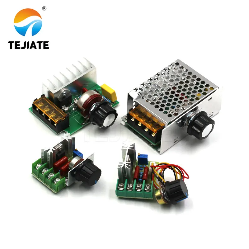 1 шт. 2000 Вт регулятор скорости из силикона 4000 мотор 220 В мощное Электронное