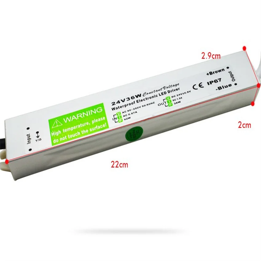 Бесплатная доставка светодиодный источник питания 12 В или 24 водонепроницаемый