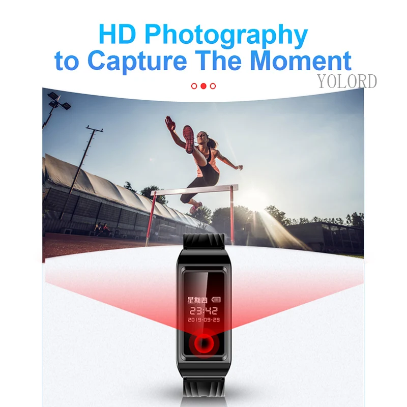 Новинка 1080P профессиональная камера HD ручка голосовое Видео Аудио звукозапись рекордер Reporter Смарт Браслет часы Smartband