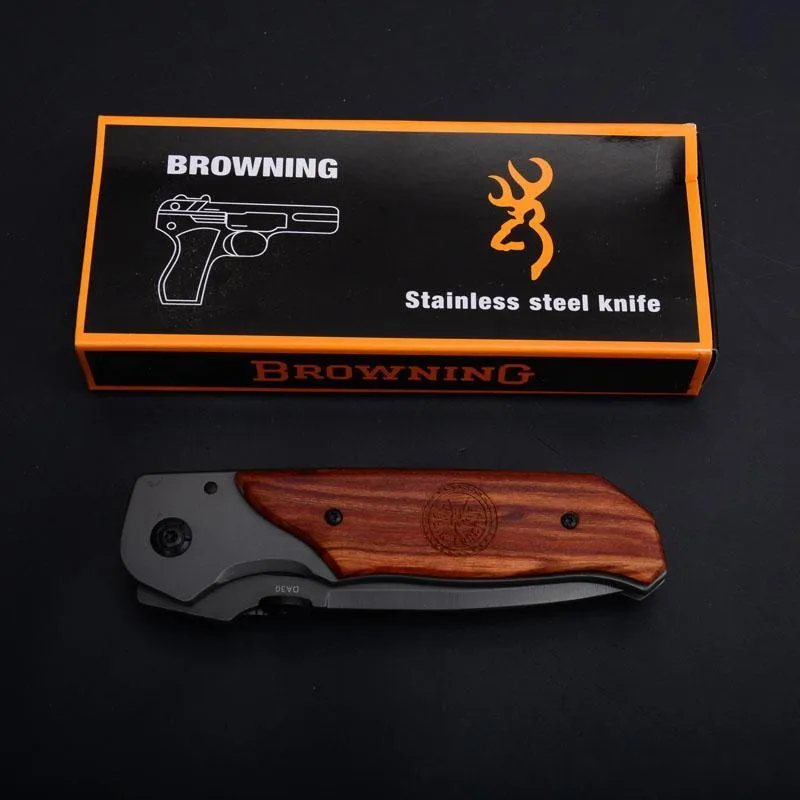 Бесплатная доставка складной нож Browning титановая поверхность палисандр ручка